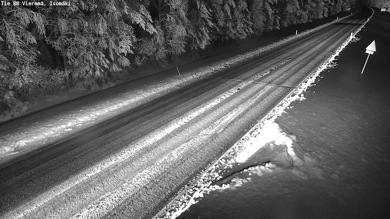 Weather Camera Image Väg 88 Vieremä, Isomäki, Vieremä, Pohjois-Savo