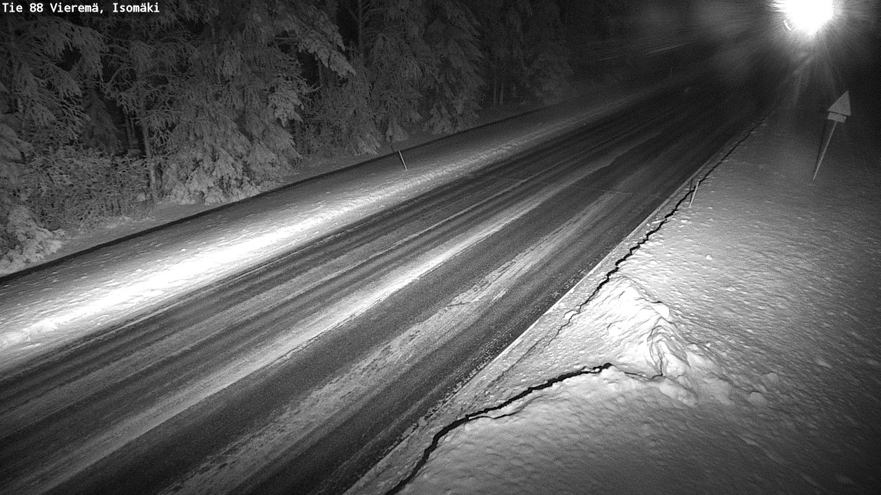 Weather Camera Image Road 88 Vieremä, Isomäki, Vieremä, Pohjois-Savo