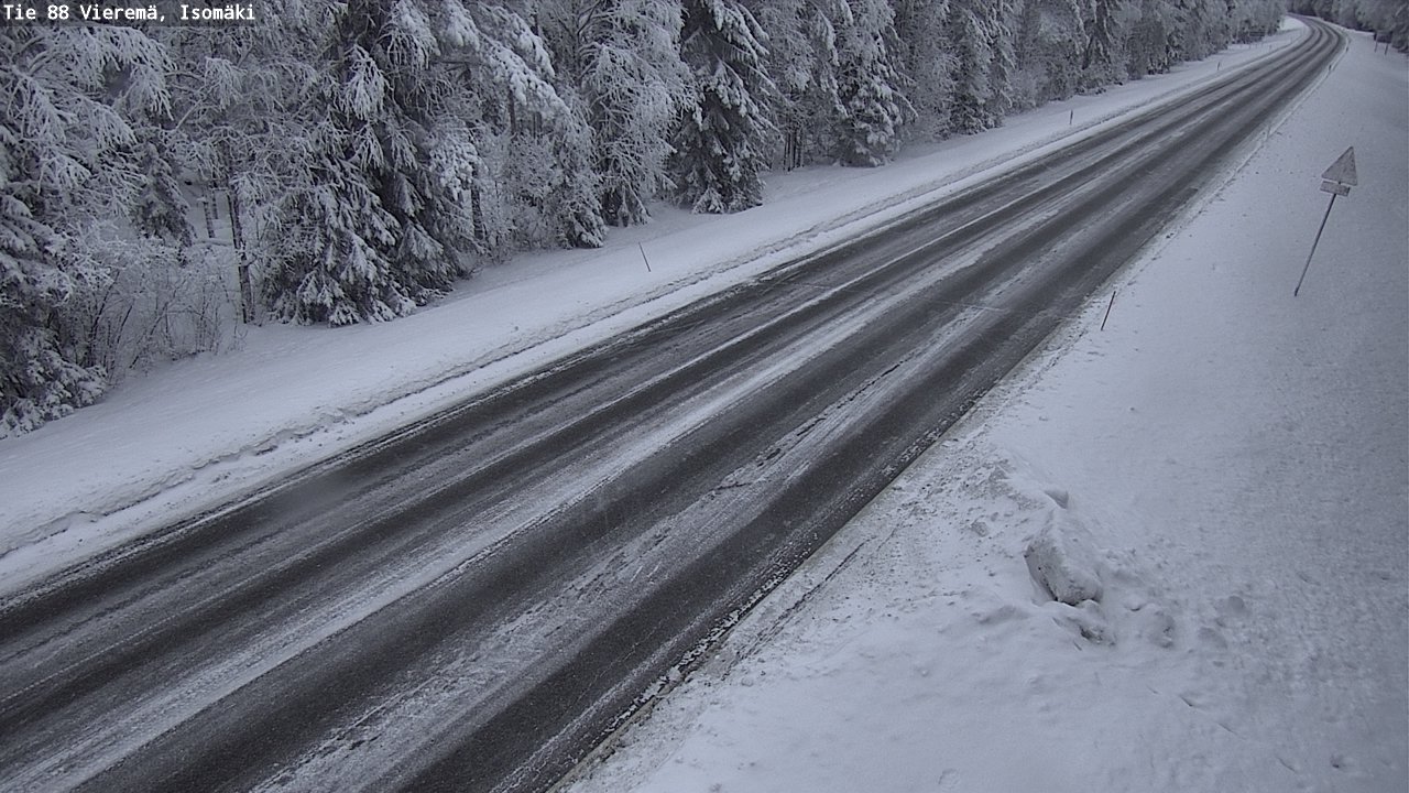 Kelikamerat Kuva Tie 88 Vieremä, Isomäki, Vieremä, Pohjois-Savo