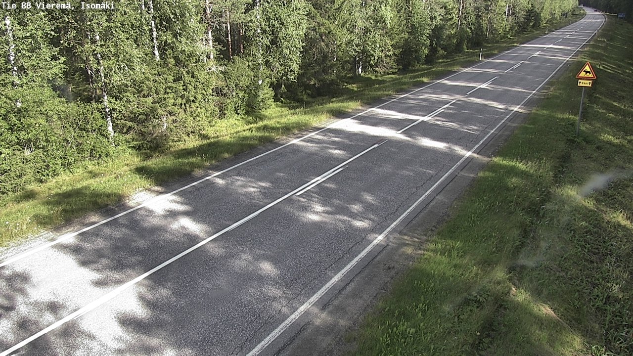 Kelikamerat Kuva Tie 88 Vieremä, Isomäki, Vieremä, Pohjois-Savo