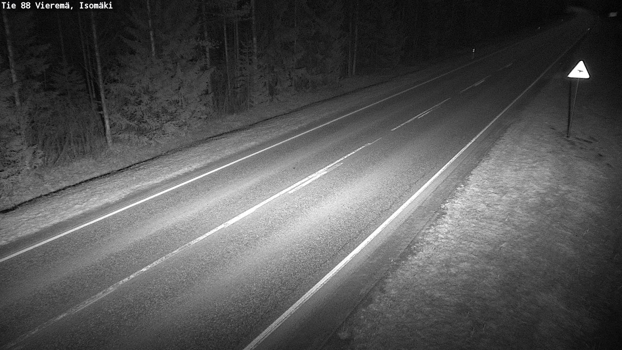 Weather Camera Image Väg 88 Vieremä, Isomäki, Vieremä, Pohjois-Savo