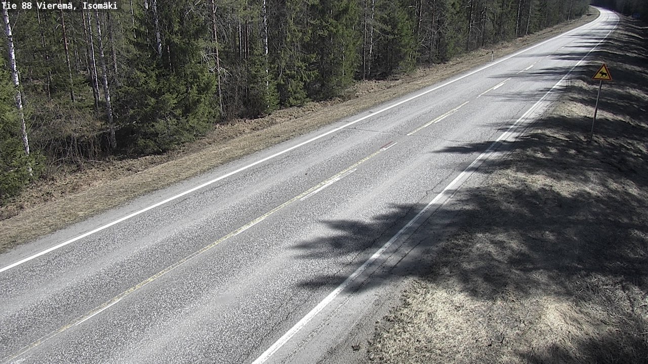Kelikamerat Kuva Tie 88 Vieremä, Isomäki, Vieremä, Pohjois-Savo
