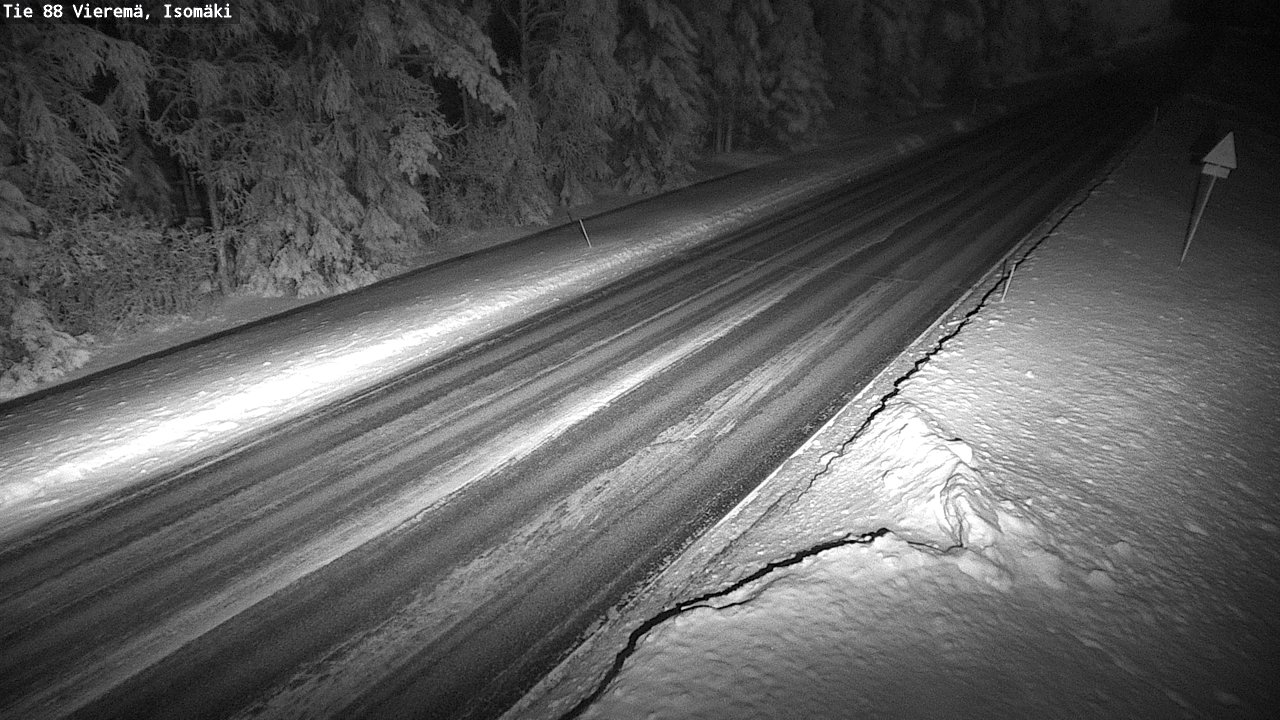 Weather Camera Image Väg 88 Vieremä, Isomäki, Vieremä, Pohjois-Savo