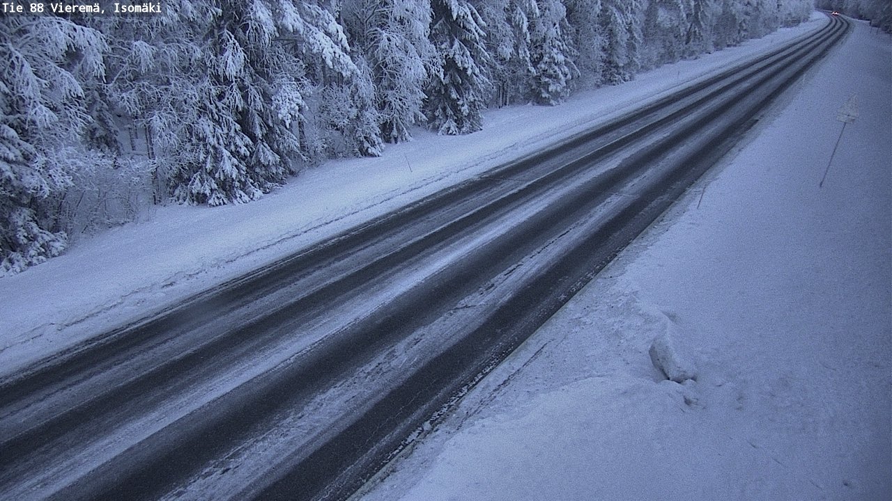 Weather Camera Image Road 88 Vieremä, Isomäki, Vieremä, Pohjois-Savo