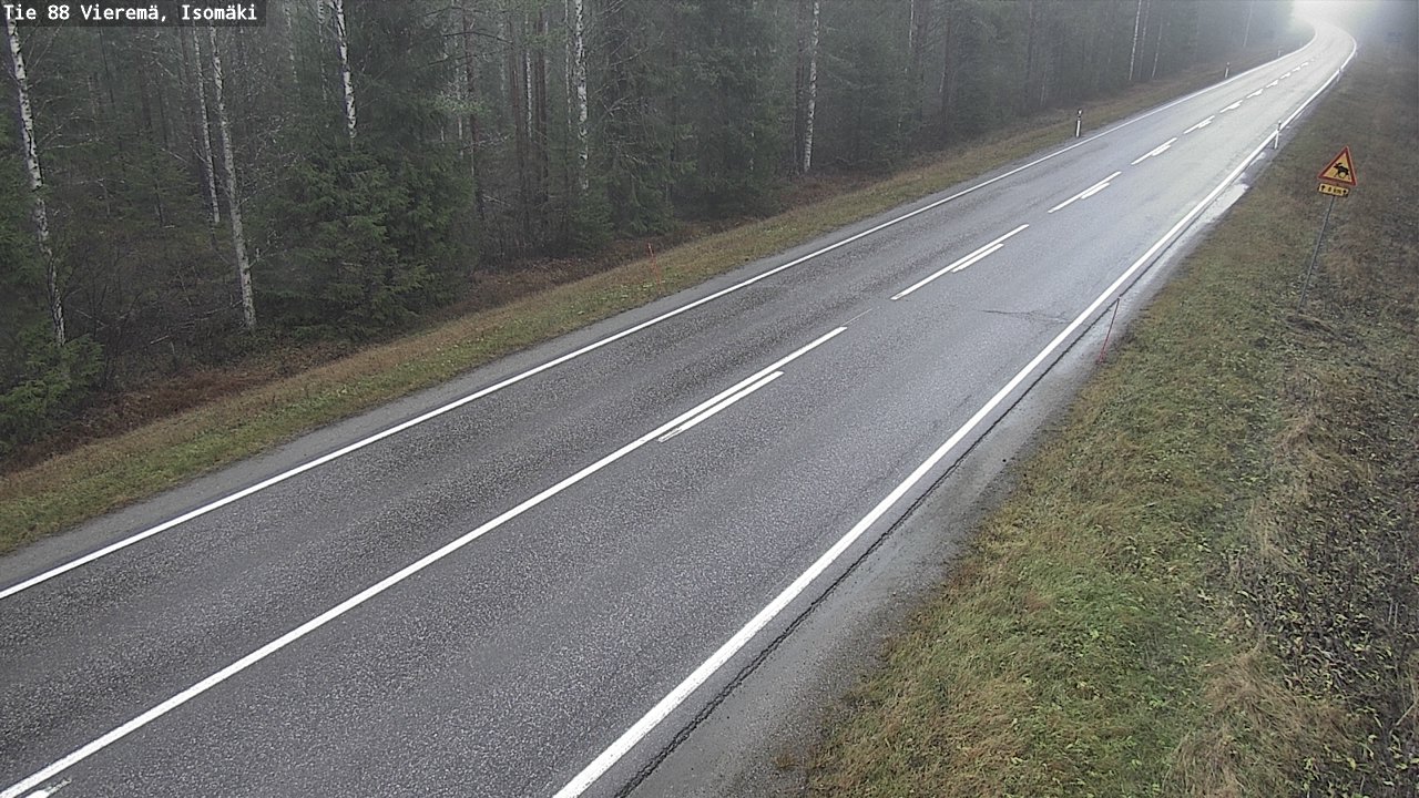 Weather Camera Image Väg 88 Vieremä, Isomäki, Vieremä, Pohjois-Savo