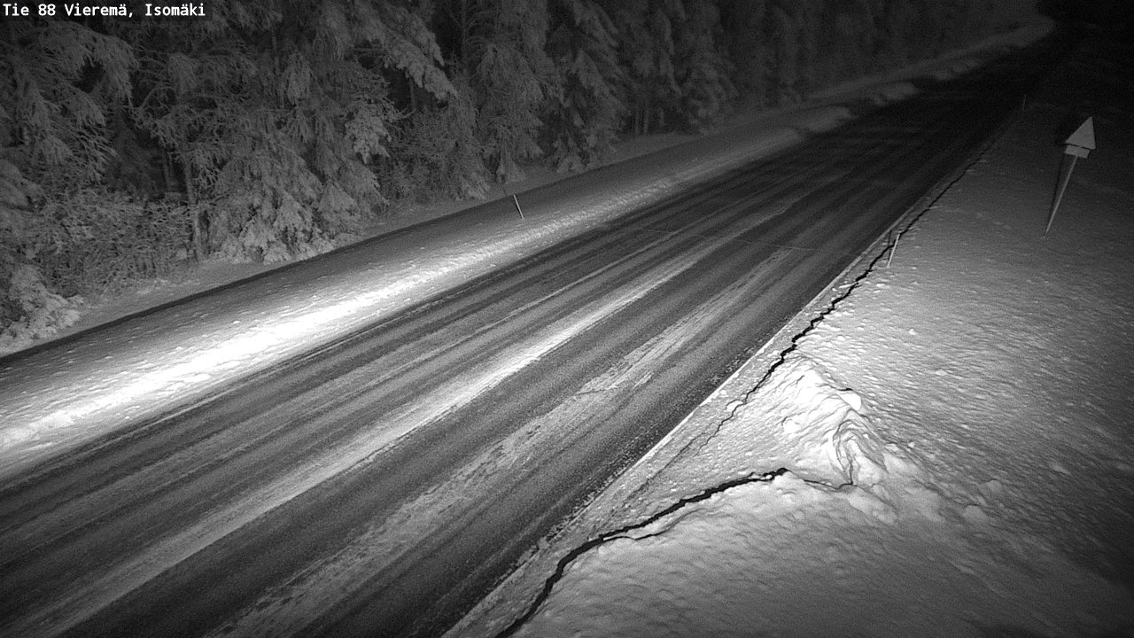 Weather Camera Image Road 88 Vieremä, Isomäki, Vieremä, Pohjois-Savo