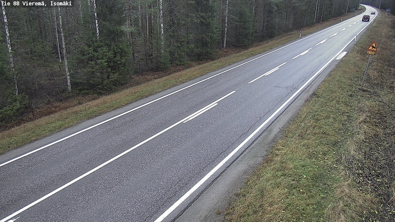 Weather Camera Image Väg 88 Vieremä, Isomäki, Vieremä, Pohjois-Savo