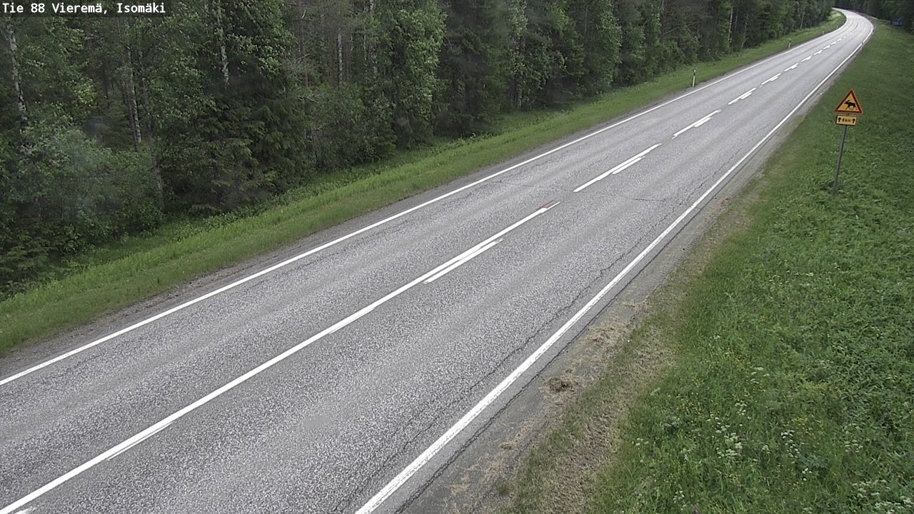 Weather Camera Image Väg 88 Vieremä, Isomäki, Vieremä, Pohjois-Savo