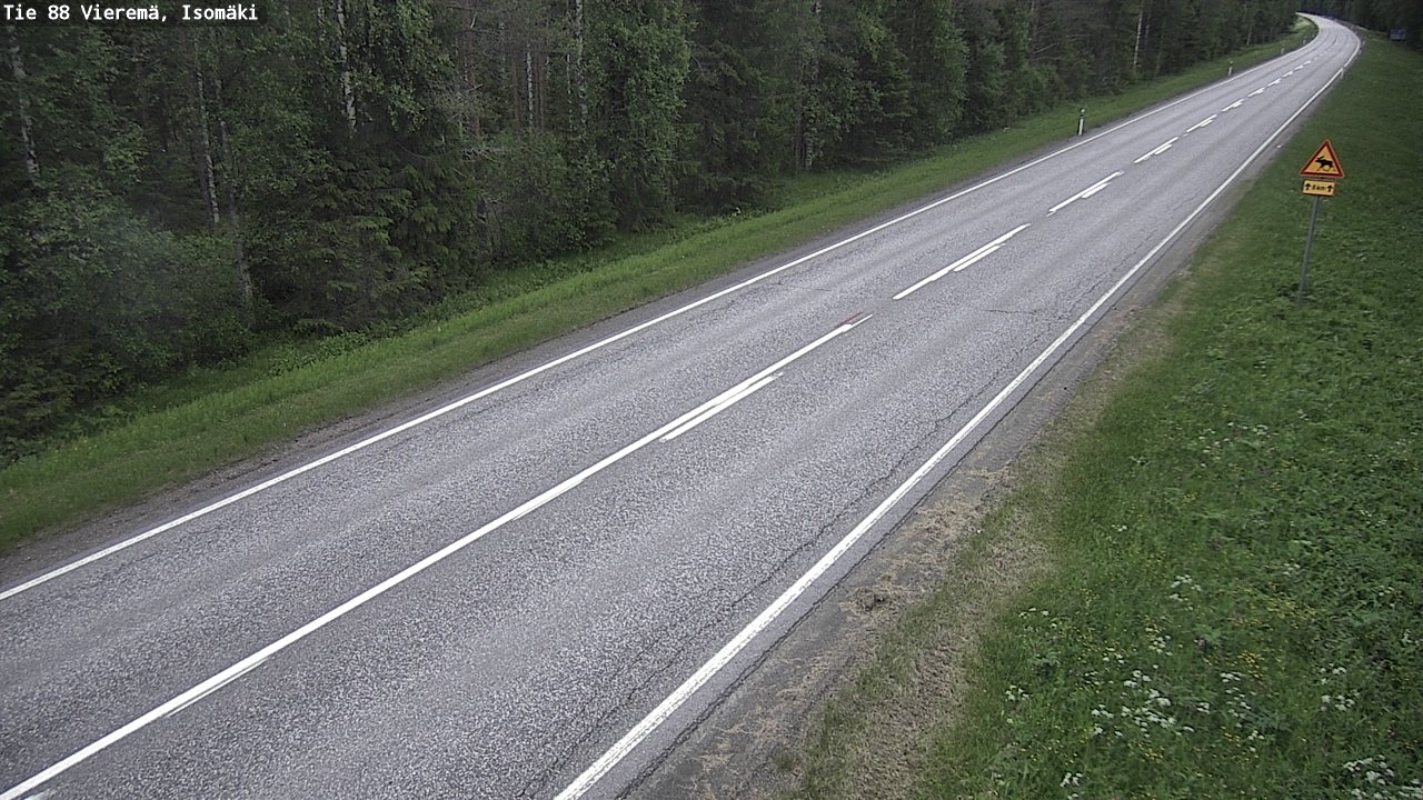 Weather Camera Image Väg 88 Vieremä, Isomäki, Vieremä, Pohjois-Savo