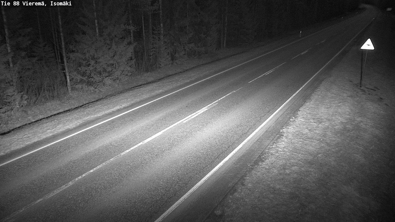 Weather Camera Image Väg 88 Vieremä, Isomäki, Vieremä, Pohjois-Savo