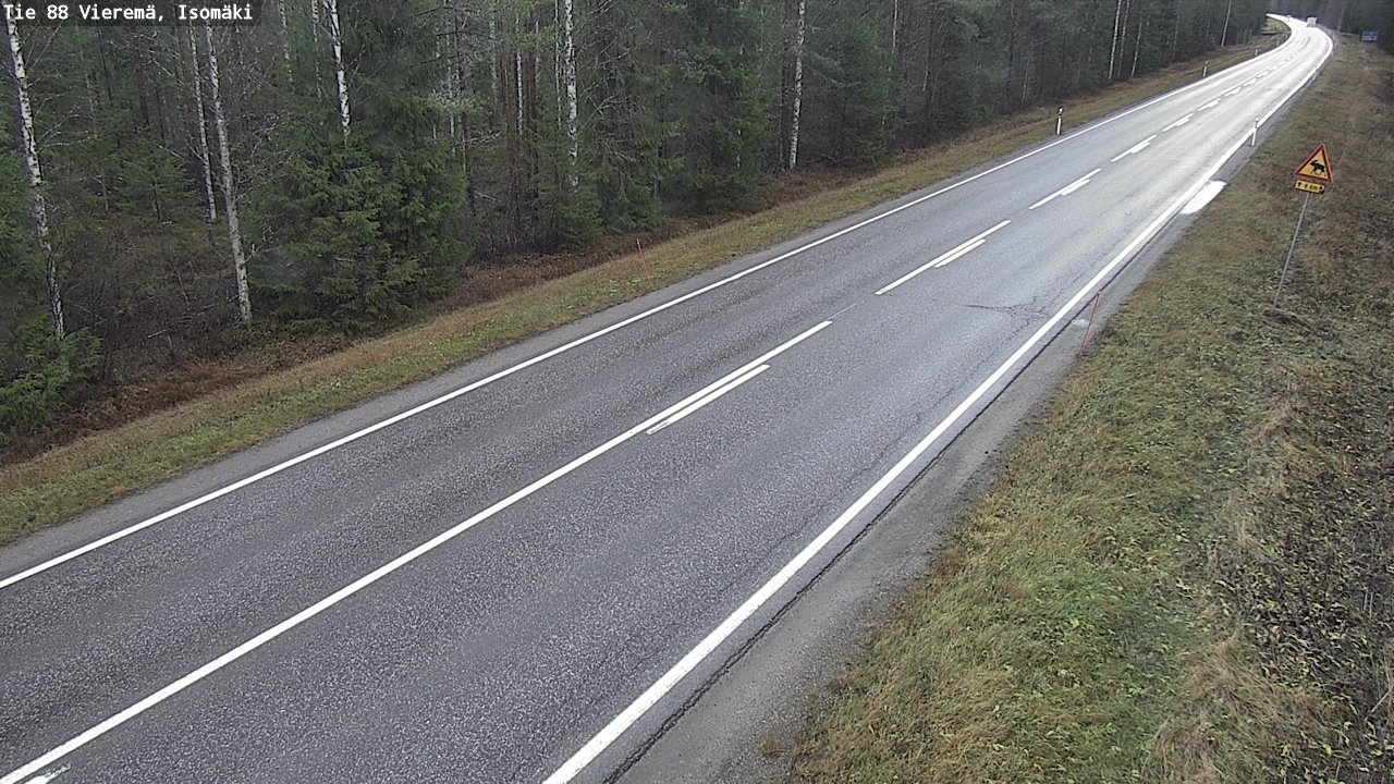 Weather Camera Image Väg 88 Vieremä, Isomäki, Vieremä, Pohjois-Savo