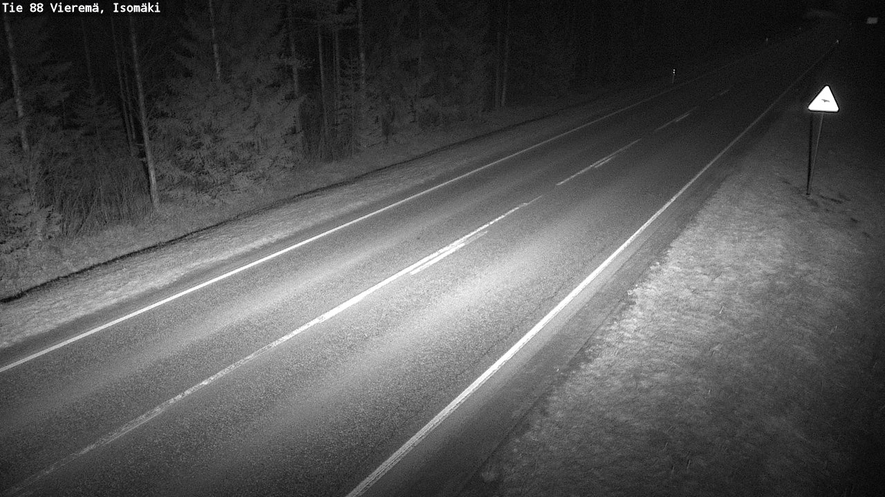 Weather Camera Image Väg 88 Vieremä, Isomäki, Vieremä, Pohjois-Savo