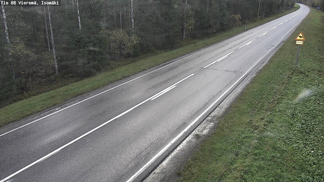 Weather Camera Image Road 88 Vieremä, Isomäki, Vieremä, Pohjois-Savo