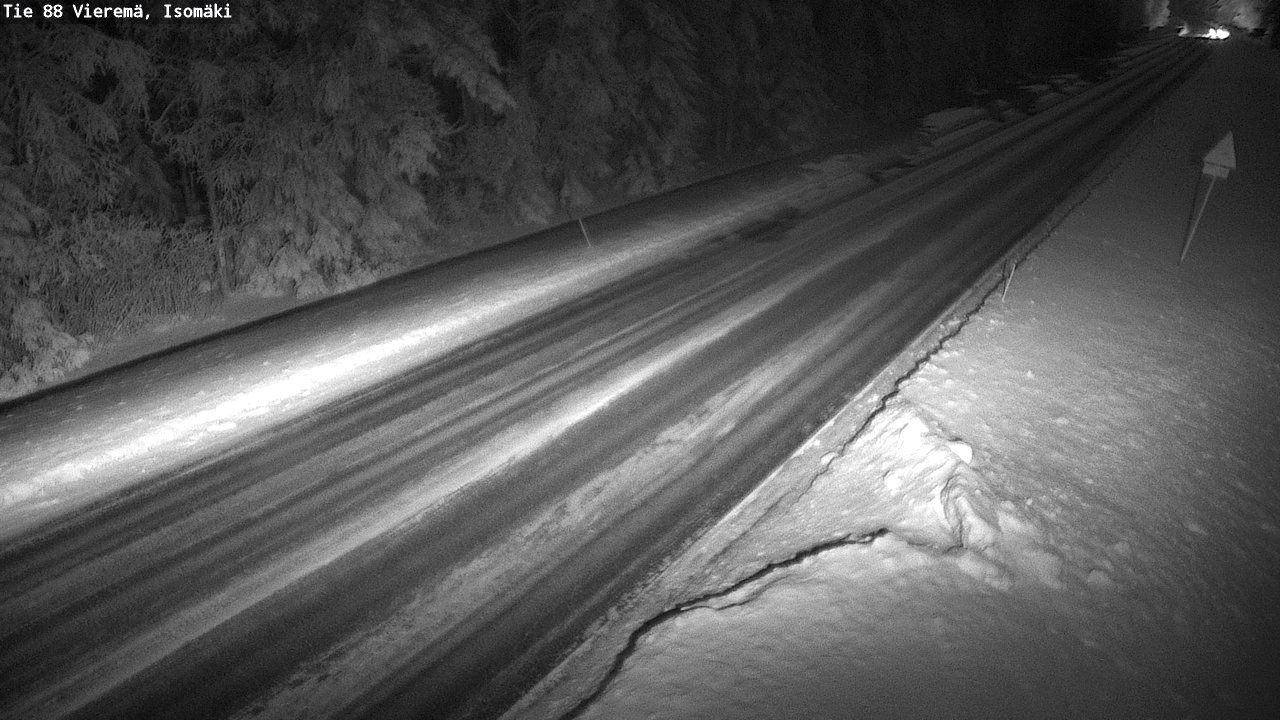 Weather Camera Image Road 88 Vieremä, Isomäki, Vieremä, Pohjois-Savo