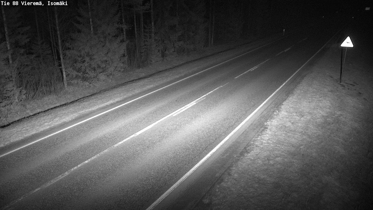 Weather Camera Image Väg 88 Vieremä, Isomäki, Vieremä, Pohjois-Savo