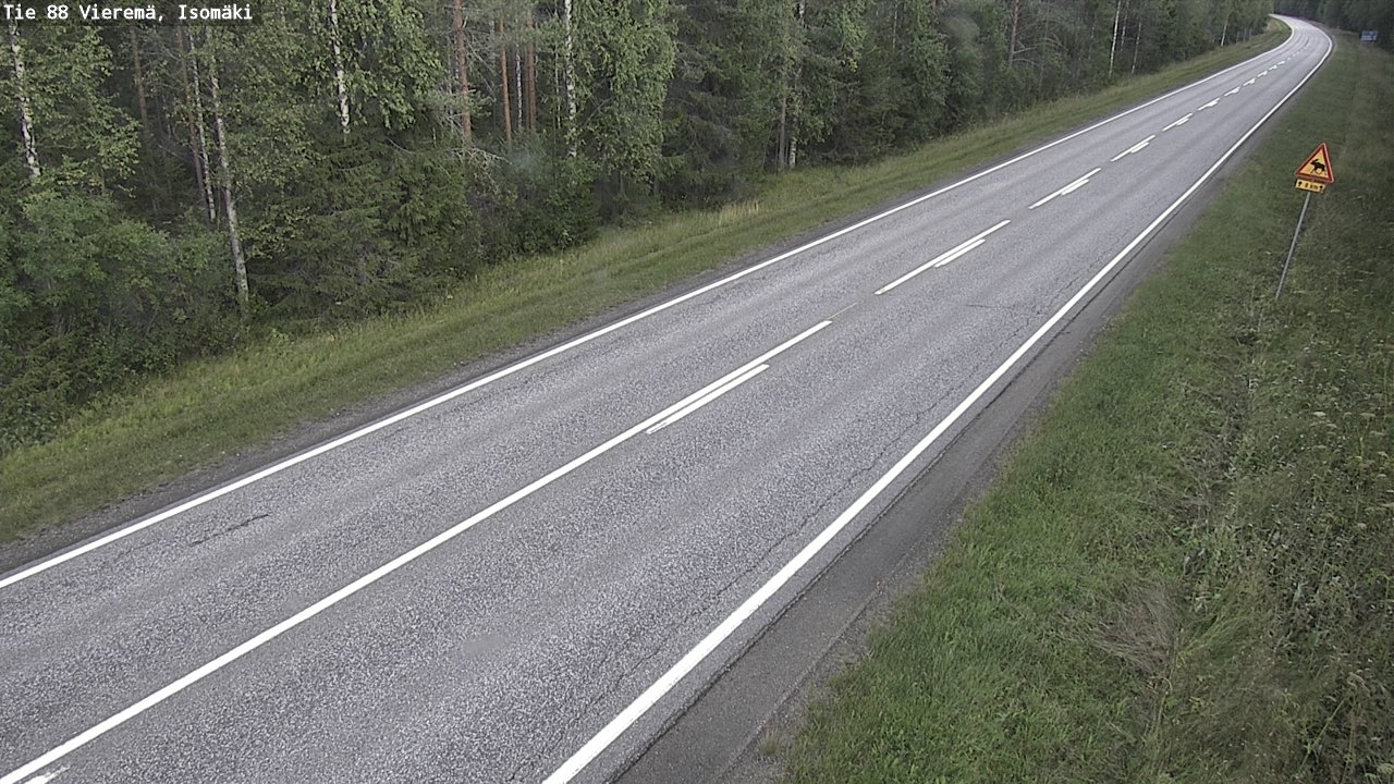 Weather Camera Image Road 88 Vieremä, Isomäki, Vieremä, Pohjois-Savo