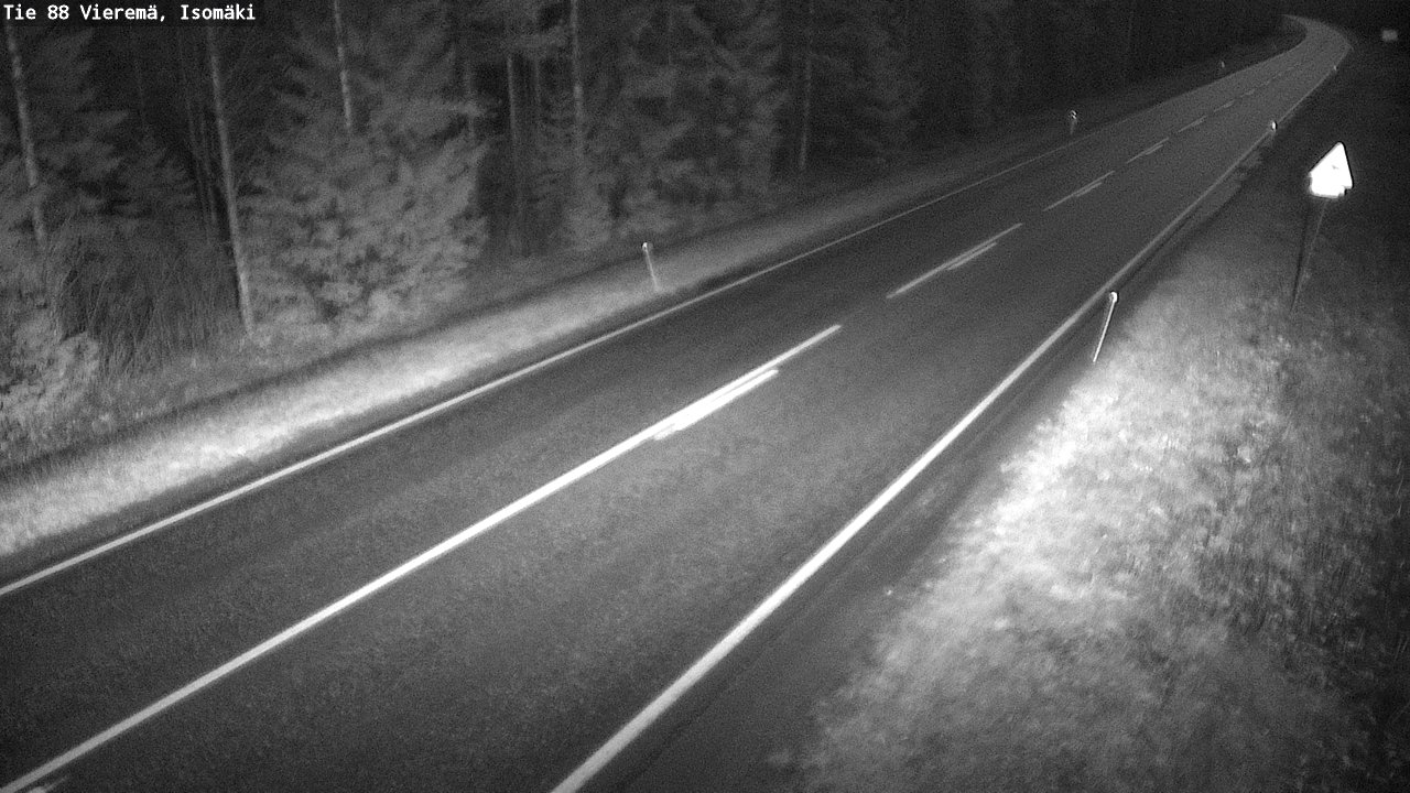 Weather Camera Image Väg 88 Vieremä, Isomäki, Vieremä, Pohjois-Savo