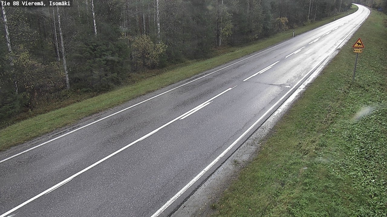Weather Camera Image Road 88 Vieremä, Isomäki, Vieremä, Pohjois-Savo