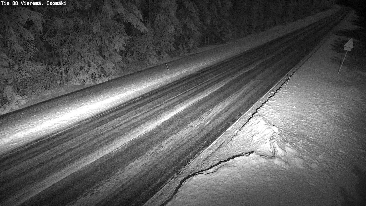 Weather Camera Image Road 88 Vieremä, Isomäki, Vieremä, Pohjois-Savo