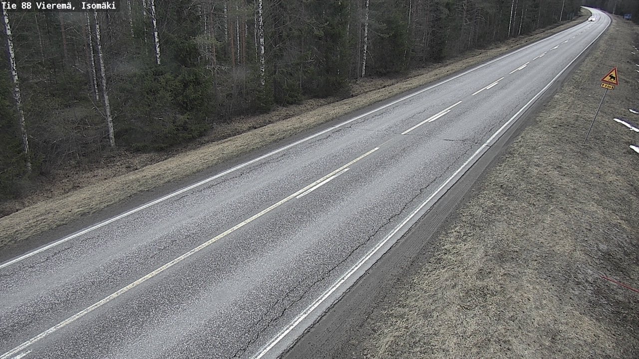 Weather Camera Image Väg 88 Vieremä, Isomäki, Vieremä, Pohjois-Savo