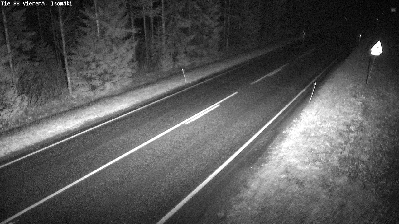 Weather Camera Image Road 88 Vieremä, Isomäki, Vieremä, Pohjois-Savo