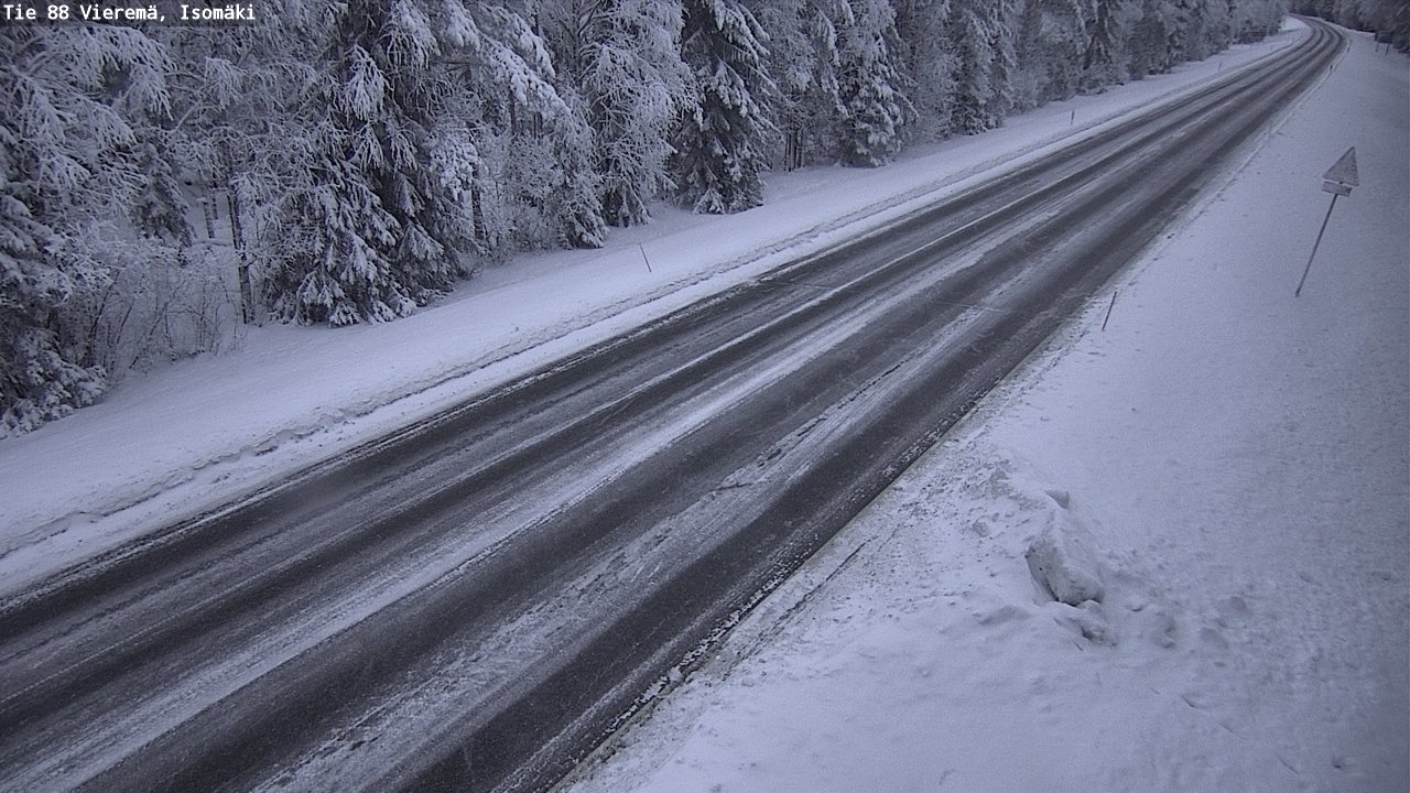 Kelikamerat Kuva Tie 88 Vieremä, Isomäki, Vieremä, Pohjois-Savo