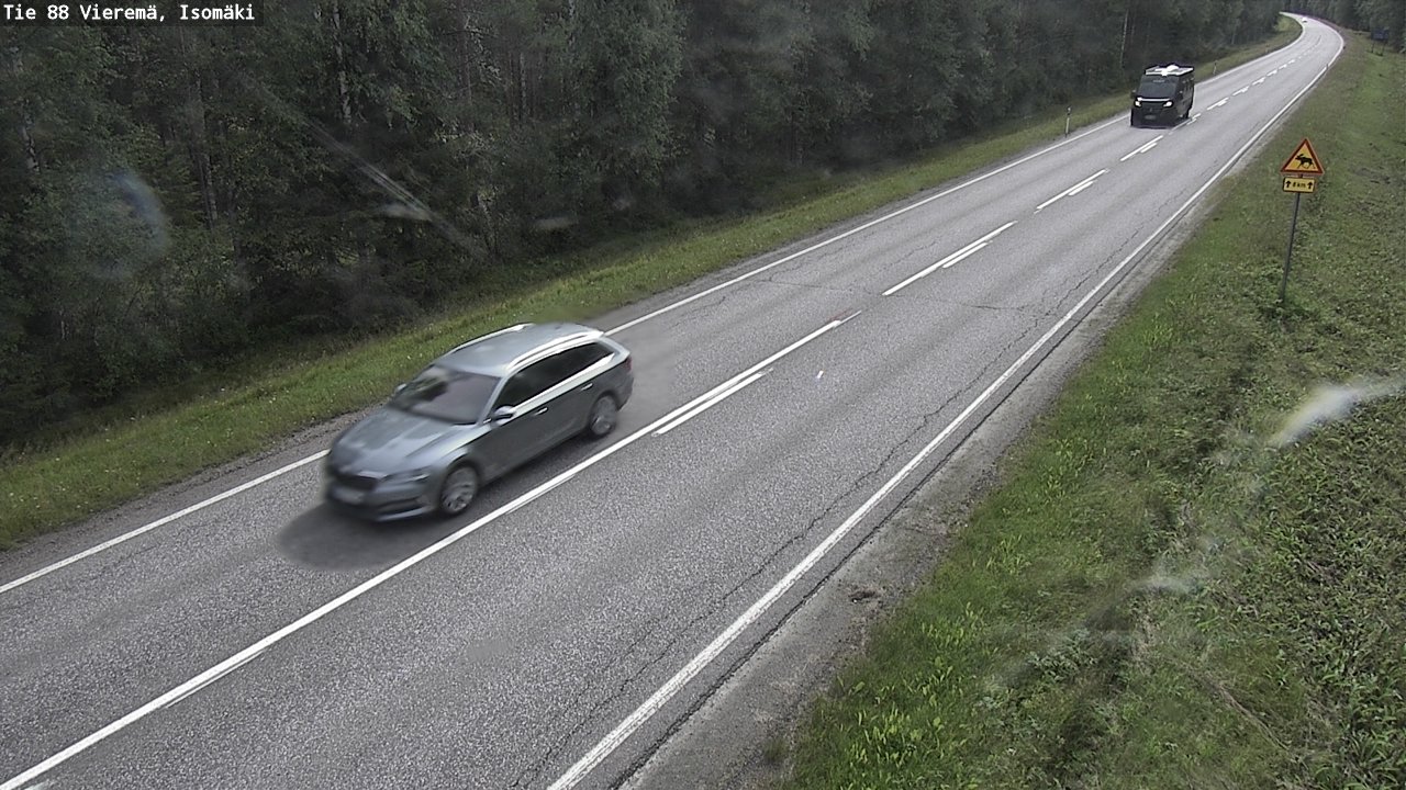Weather Camera Image Väg 88 Vieremä, Isomäki, Vieremä, Pohjois-Savo