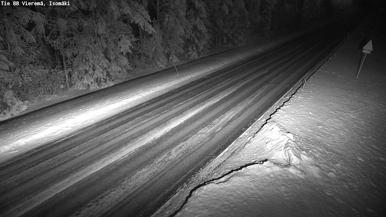 Weather Camera Image Väg 88 Vieremä, Isomäki, Vieremä, Pohjois-Savo