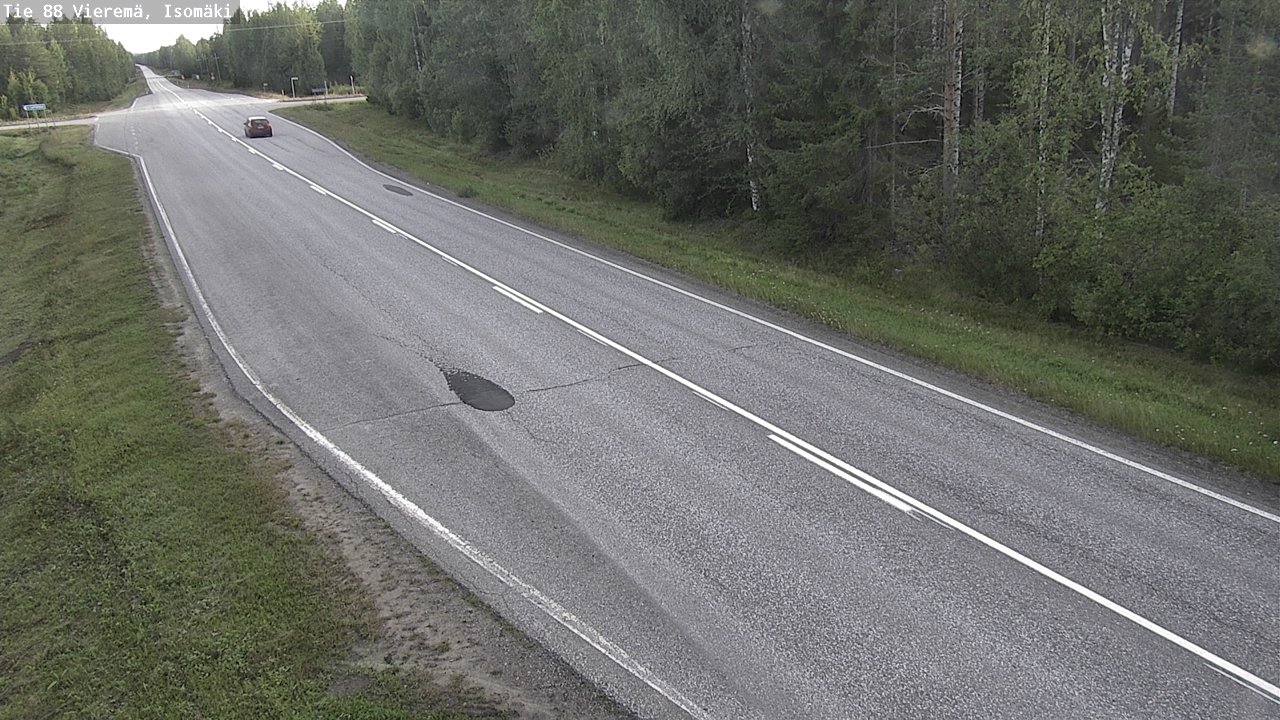 Weather Camera Image Road 88 Vieremä, Isomäki, Vieremä, Pohjois-Savo