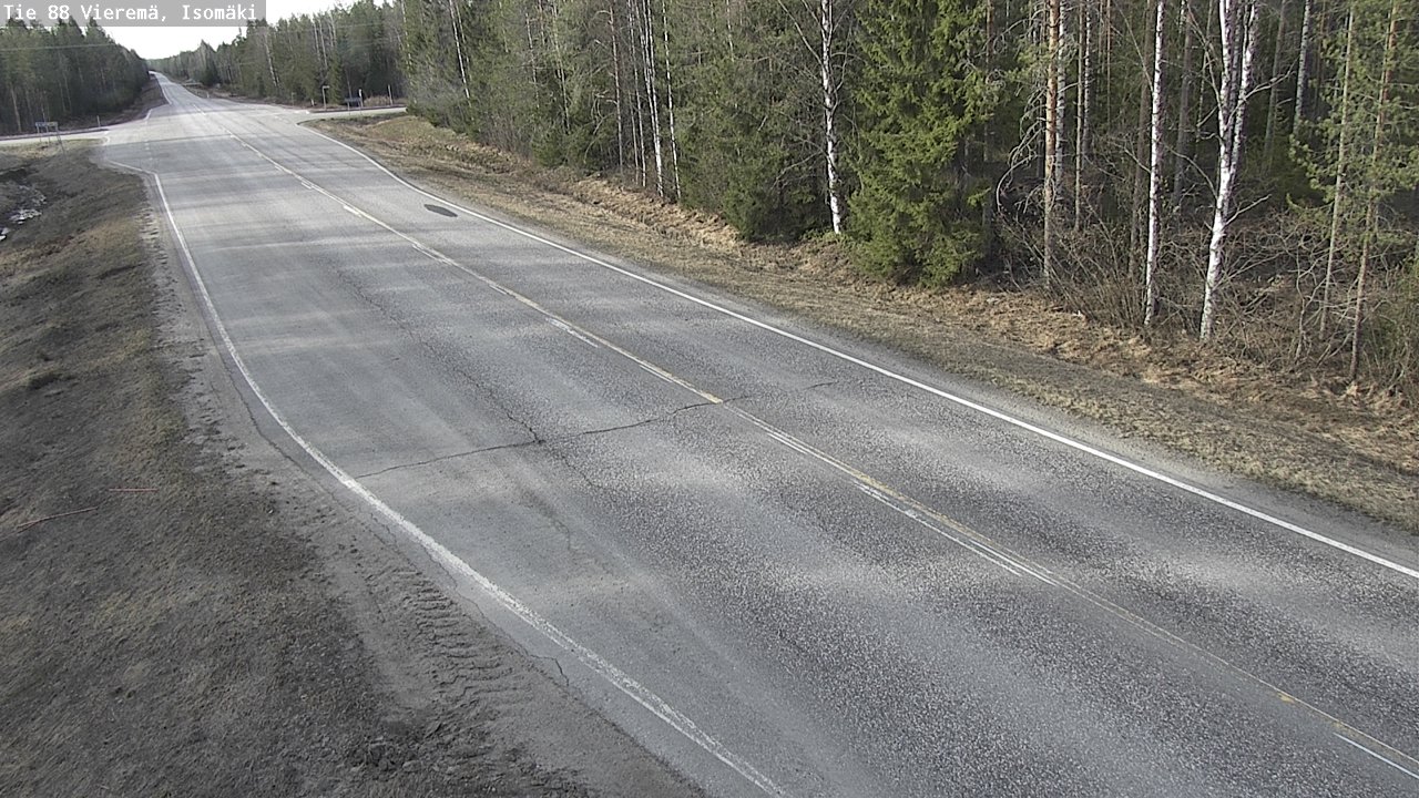 Kelikamerat Kuva Tie 88 Vieremä, Isomäki, Vieremä, Pohjois-Savo