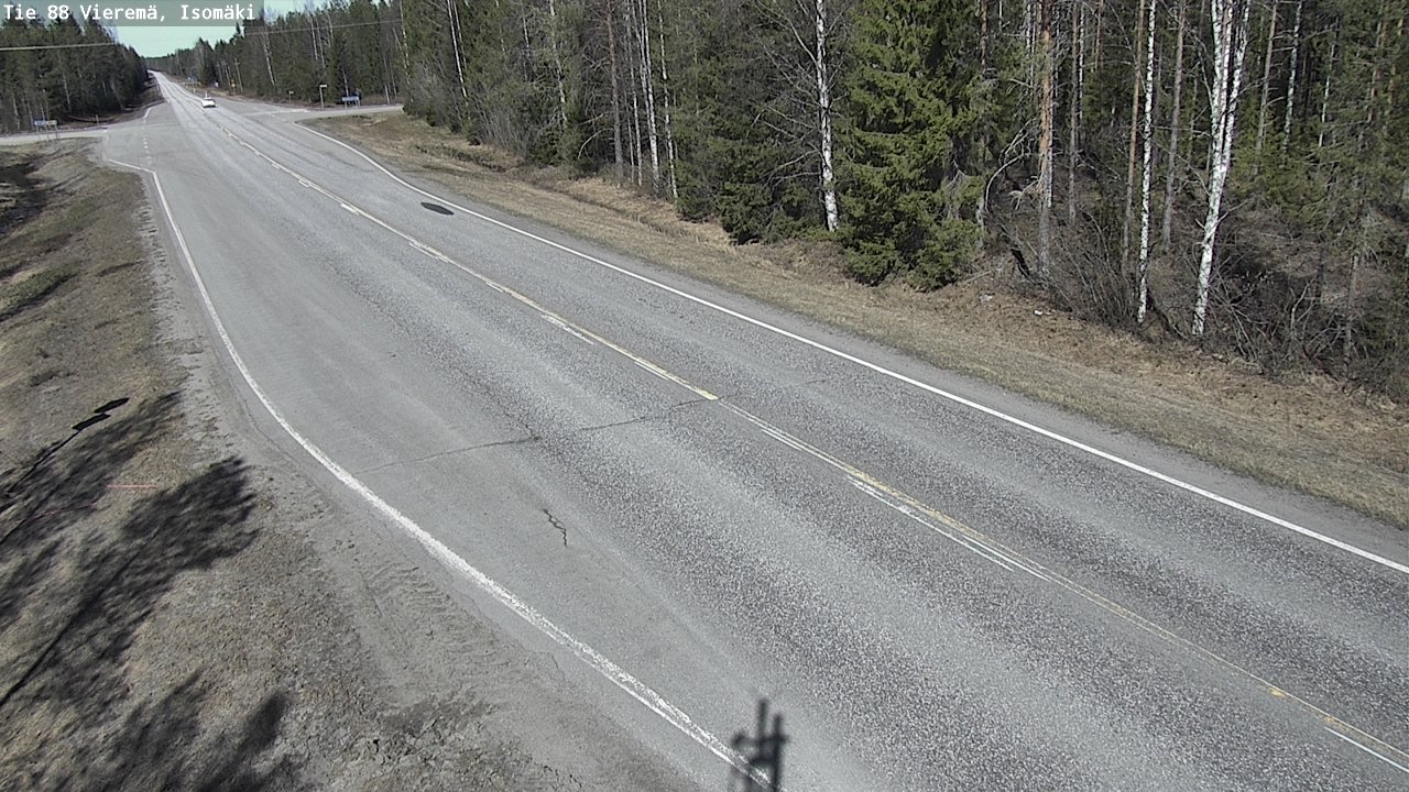 Kelikamerat Kuva Tie 88 Vieremä, Isomäki, Vieremä, Pohjois-Savo
