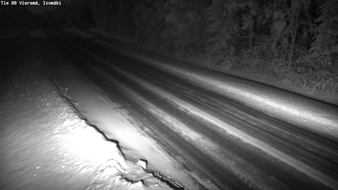 Weather Camera Image Road 88 Vieremä, Isomäki, Vieremä, Pohjois-Savo