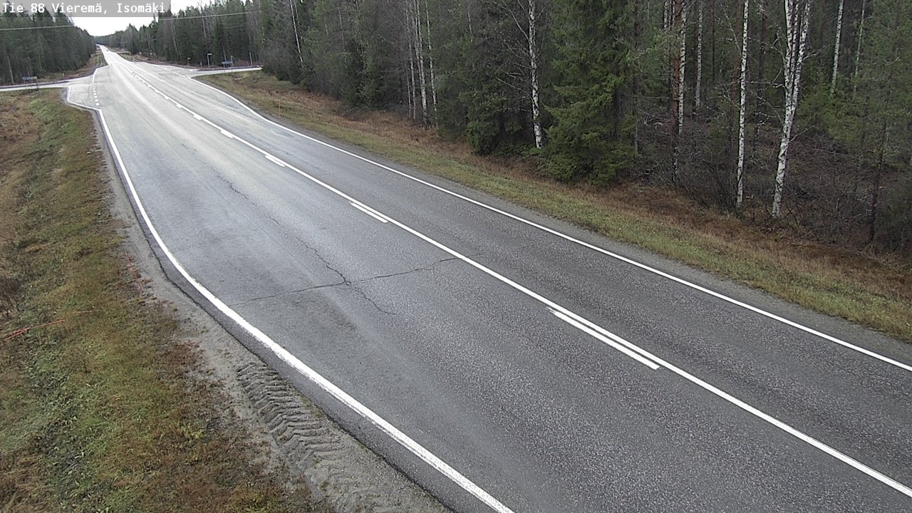Weather Camera Image Väg 88 Vieremä, Isomäki, Vieremä, Pohjois-Savo