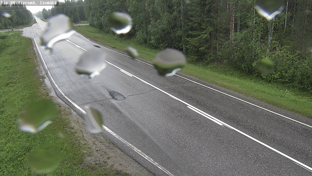 Weather Camera Image Väg 88 Vieremä, Isomäki, Vieremä, Pohjois-Savo
