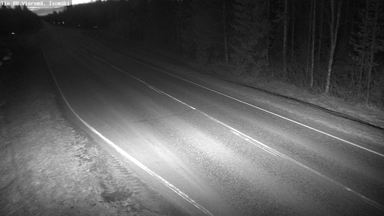 Weather Camera Image Road 88 Vieremä, Isomäki, Vieremä, Pohjois-Savo