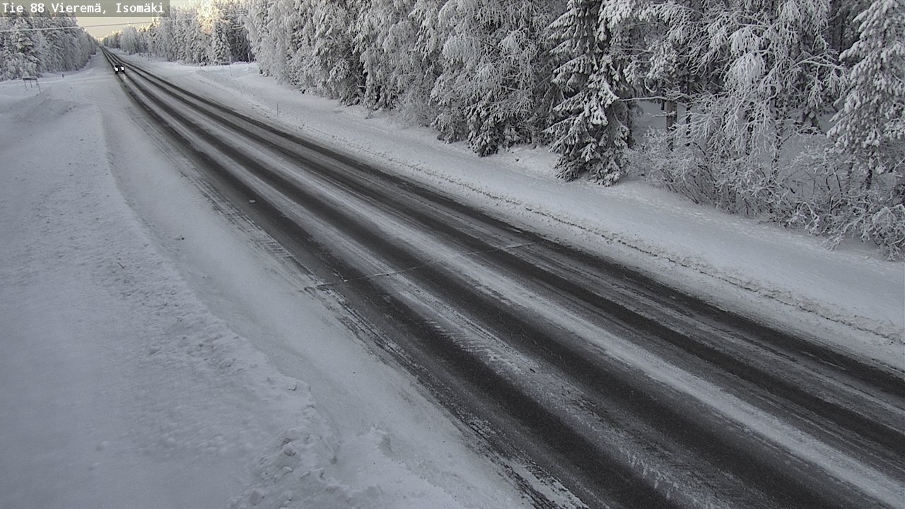 Weather Camera Image Road 88 Vieremä, Isomäki, Vieremä, Pohjois-Savo