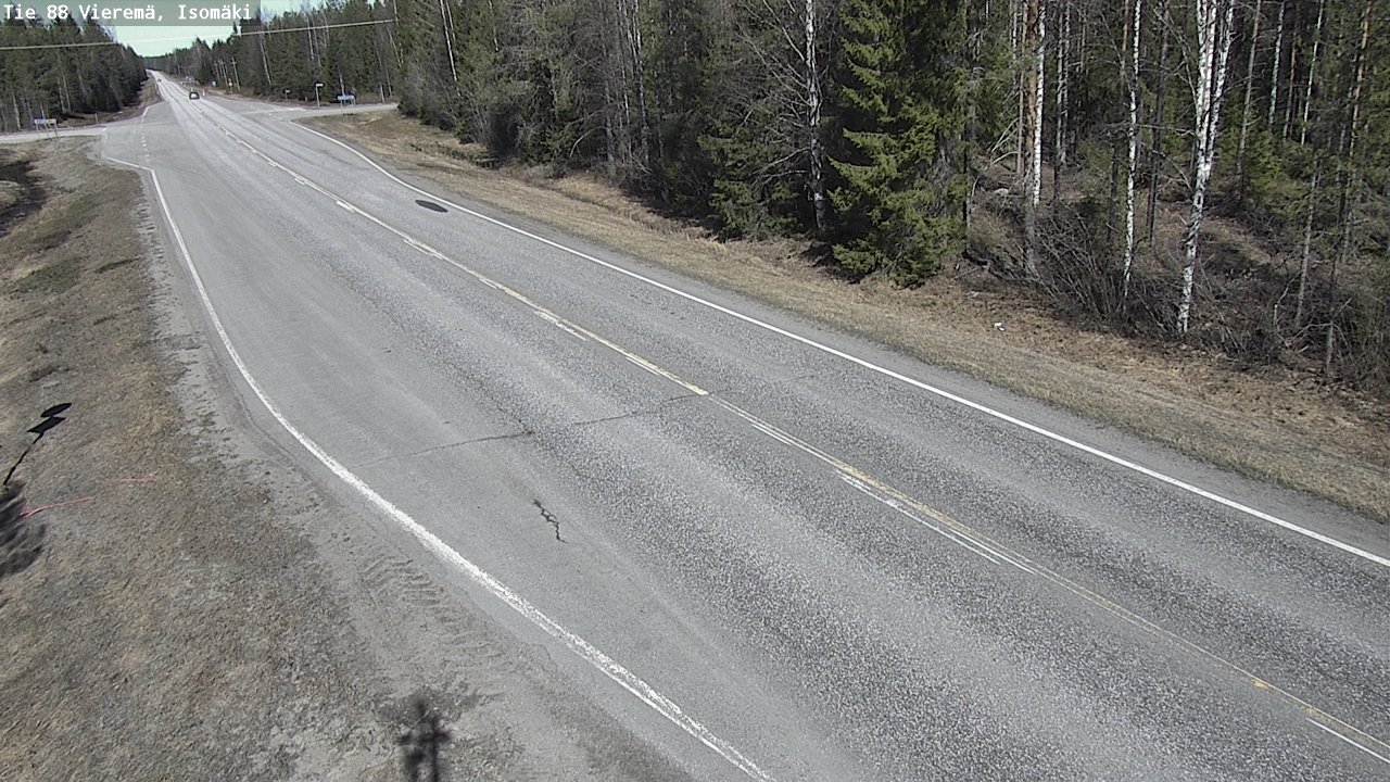 Kelikamerat Kuva Tie 88 Vieremä, Isomäki, Vieremä, Pohjois-Savo