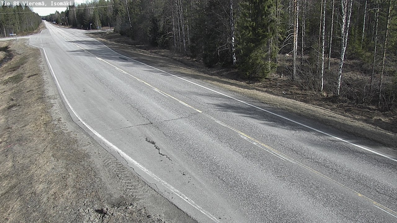 Kelikamerat Kuva Tie 88 Vieremä, Isomäki, Vieremä, Pohjois-Savo