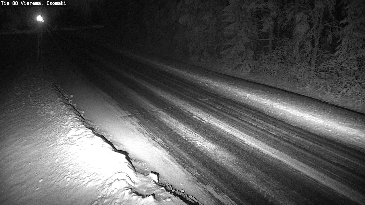 Weather Camera Image Road 88 Vieremä, Isomäki, Vieremä, Pohjois-Savo