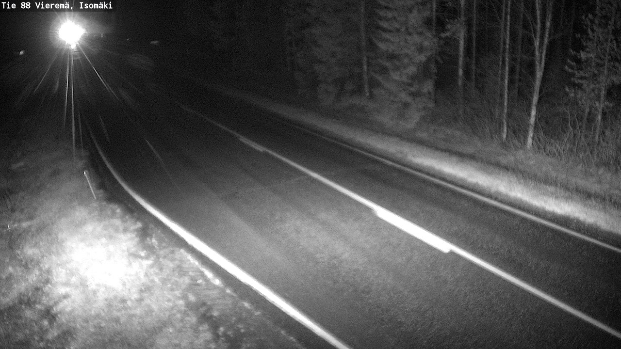 Weather Camera Image Road 88 Vieremä, Isomäki, Vieremä, Pohjois-Savo