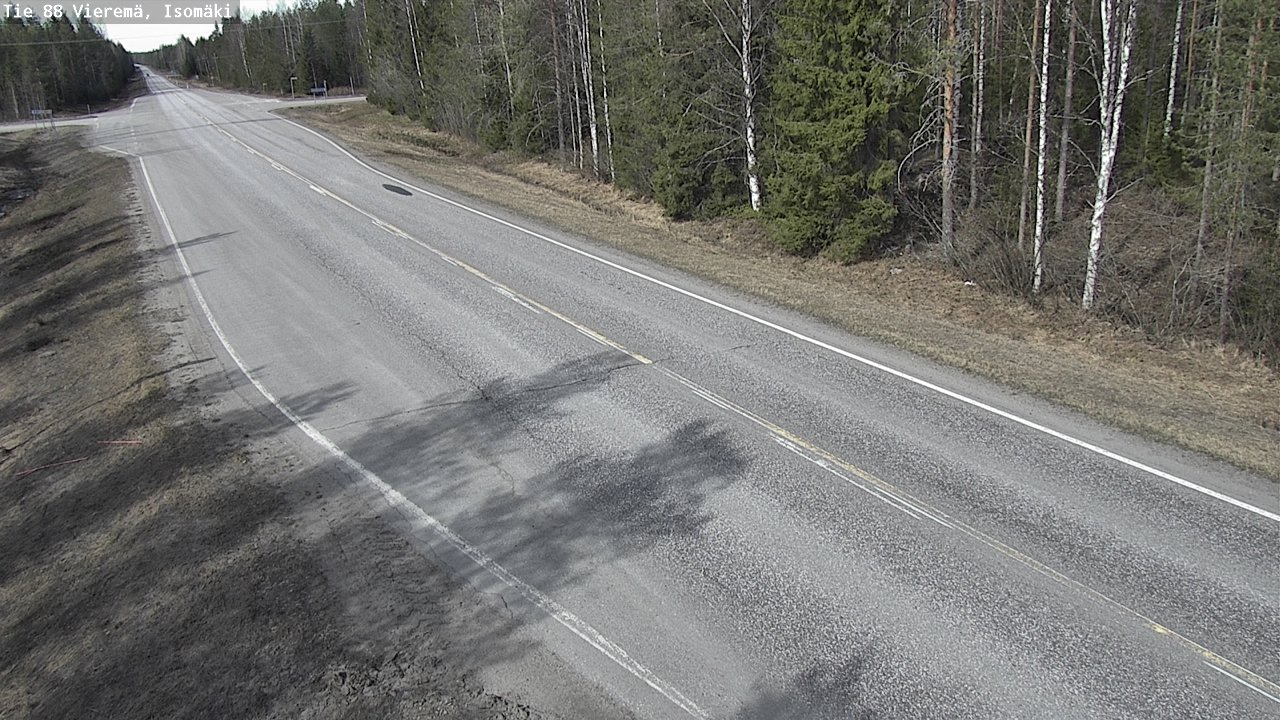 Kelikamerat Kuva Tie 88 Vieremä, Isomäki, Vieremä, Pohjois-Savo