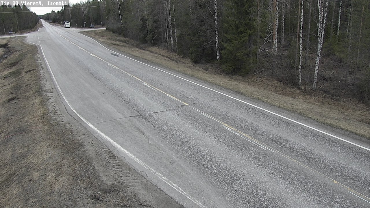 Weather Camera Image Road 88 Vieremä, Isomäki, Vieremä, Pohjois-Savo