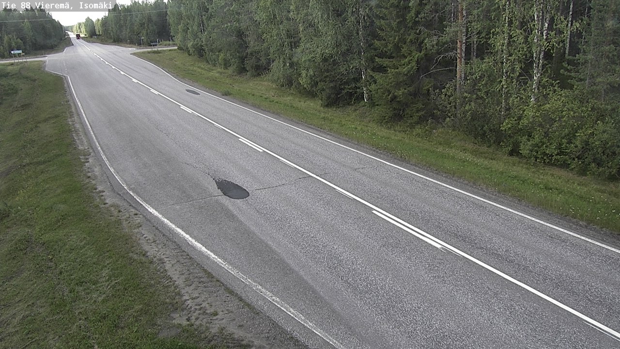 Weather Camera Image Road 88 Vieremä, Isomäki, Vieremä, Pohjois-Savo
