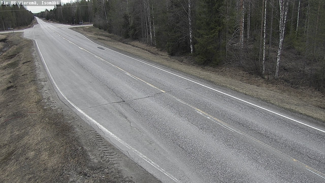 Weather Camera Image Road 88 Vieremä, Isomäki, Vieremä, Pohjois-Savo