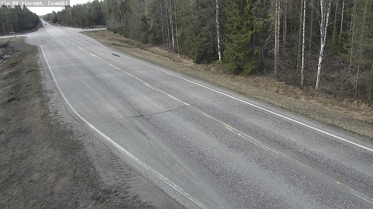 Kelikamerat Kuva Tie 88 Vieremä, Isomäki, Vieremä, Pohjois-Savo