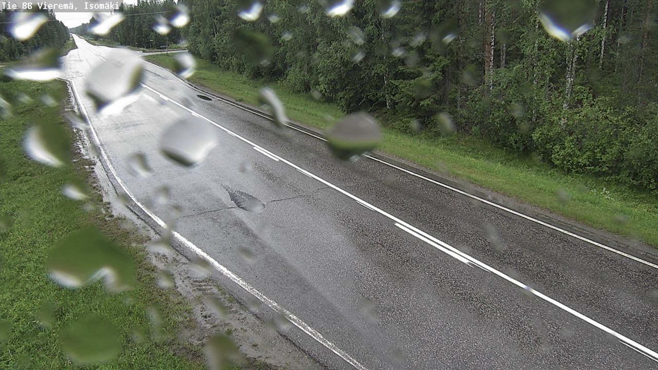 Weather Camera Image Väg 88 Vieremä, Isomäki, Vieremä, Pohjois-Savo