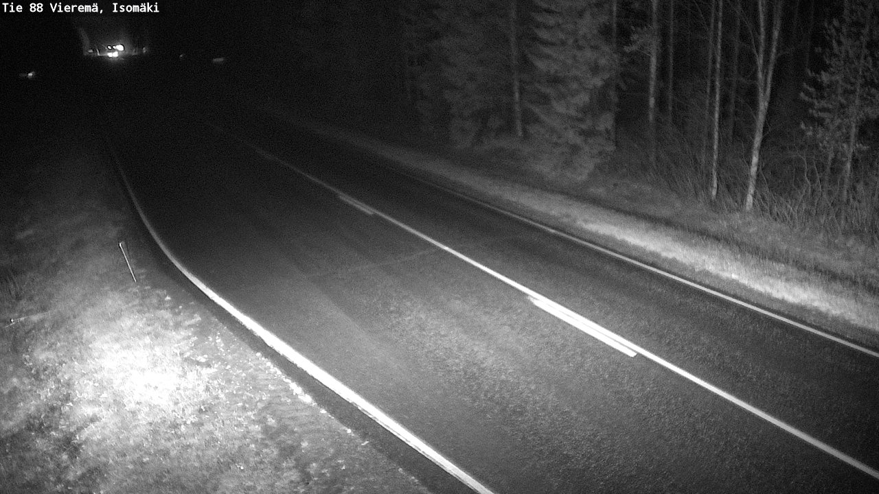 Weather Camera Image Road 88 Vieremä, Isomäki, Vieremä, Pohjois-Savo