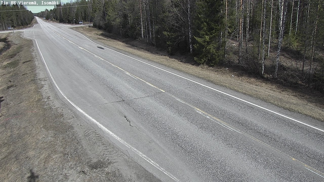 Kelikamerat Kuva Tie 88 Vieremä, Isomäki, Vieremä, Pohjois-Savo
