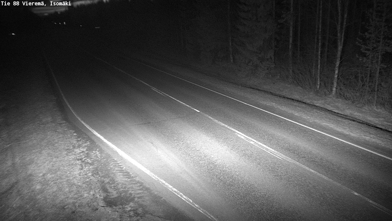 Weather Camera Image Road 88 Vieremä, Isomäki, Vieremä, Pohjois-Savo