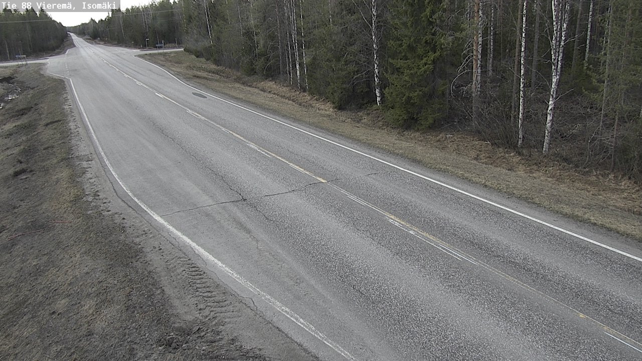 Kelikamerat Kuva Tie 88 Vieremä, Isomäki, Vieremä, Pohjois-Savo